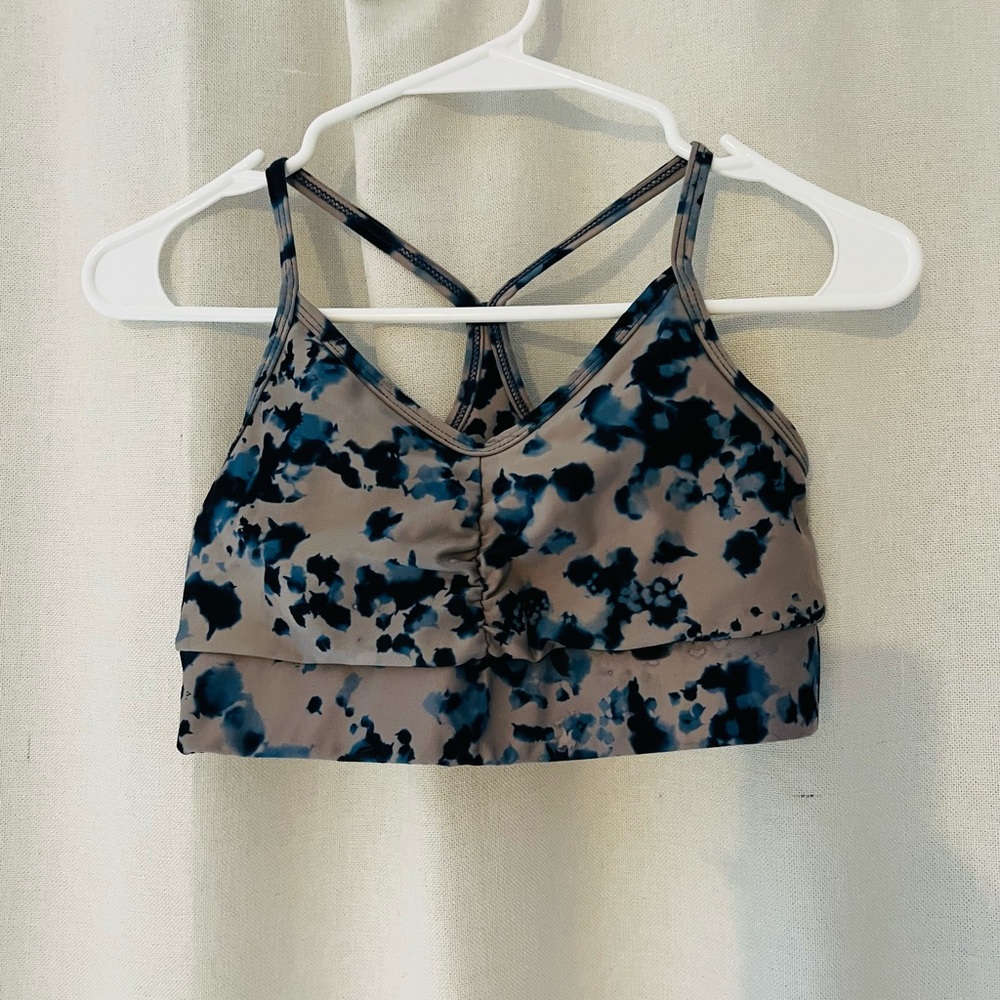 Tie dye sports bra